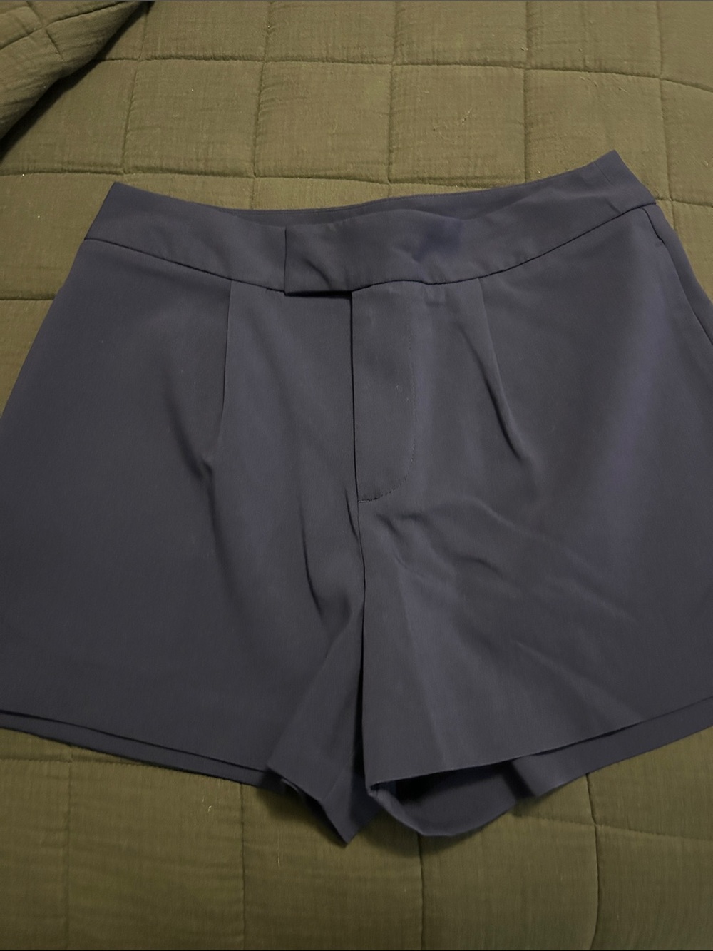 a new day Navy High-Waist Tailored Shorts